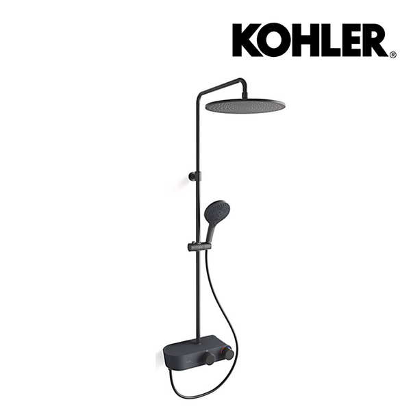 FLUENCE 三出水恆溫淋浴柱(霧黑)