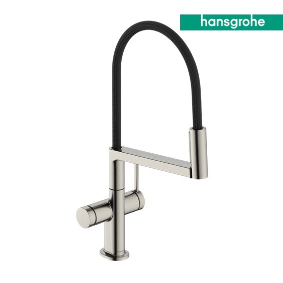 伸縮廚房龍頭 Talis Select M54 PowderSpray，72861801(不鏽鋼色)