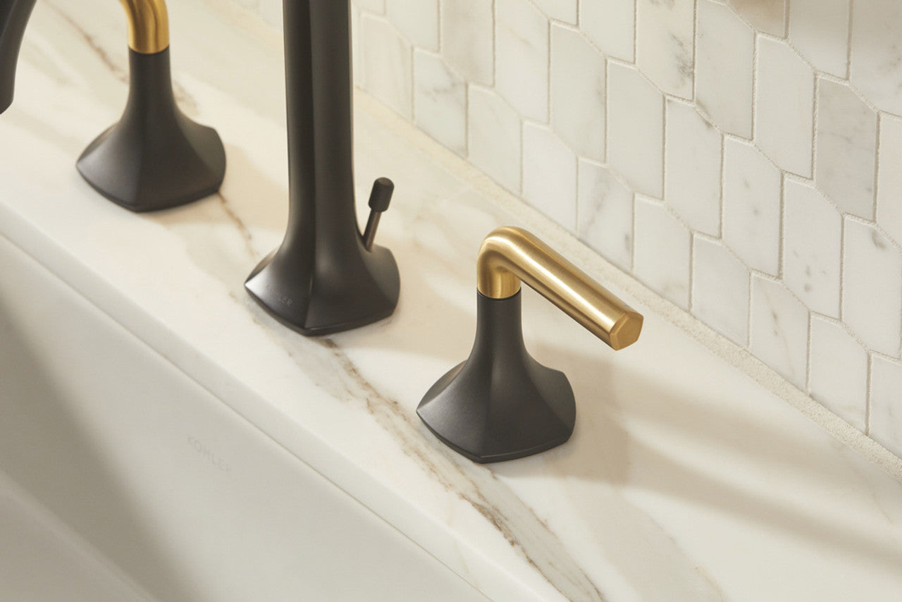 kohler_三孔龍頭_黑色_金色_Occasion_ EX27100T_BMB