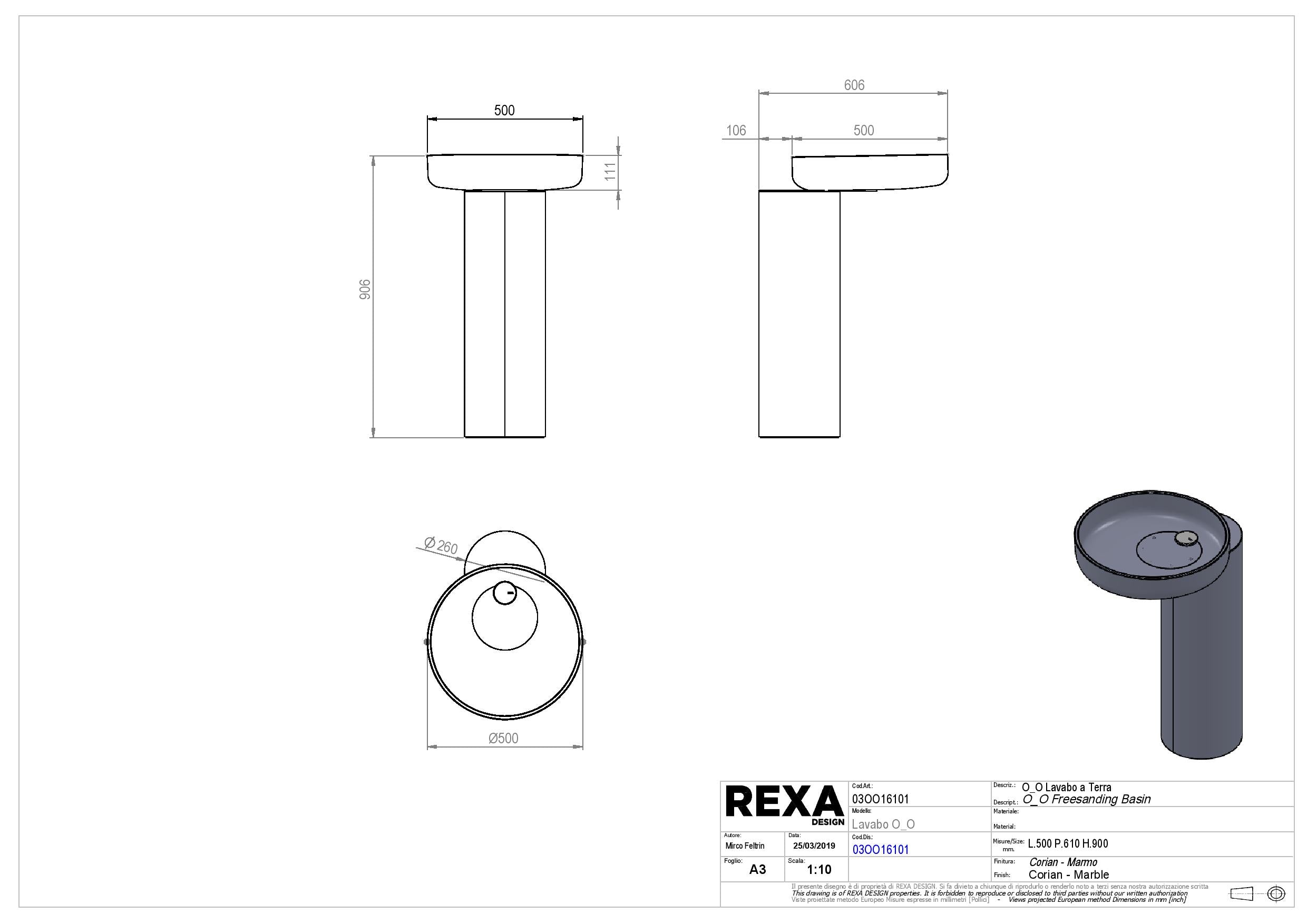 REXA-獨立式臉盆-O_O ，03OO16101-M07