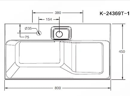 KOHLER-80cm 防潮浴櫃 -Maxi Space 2.0，K-23799T-B3D