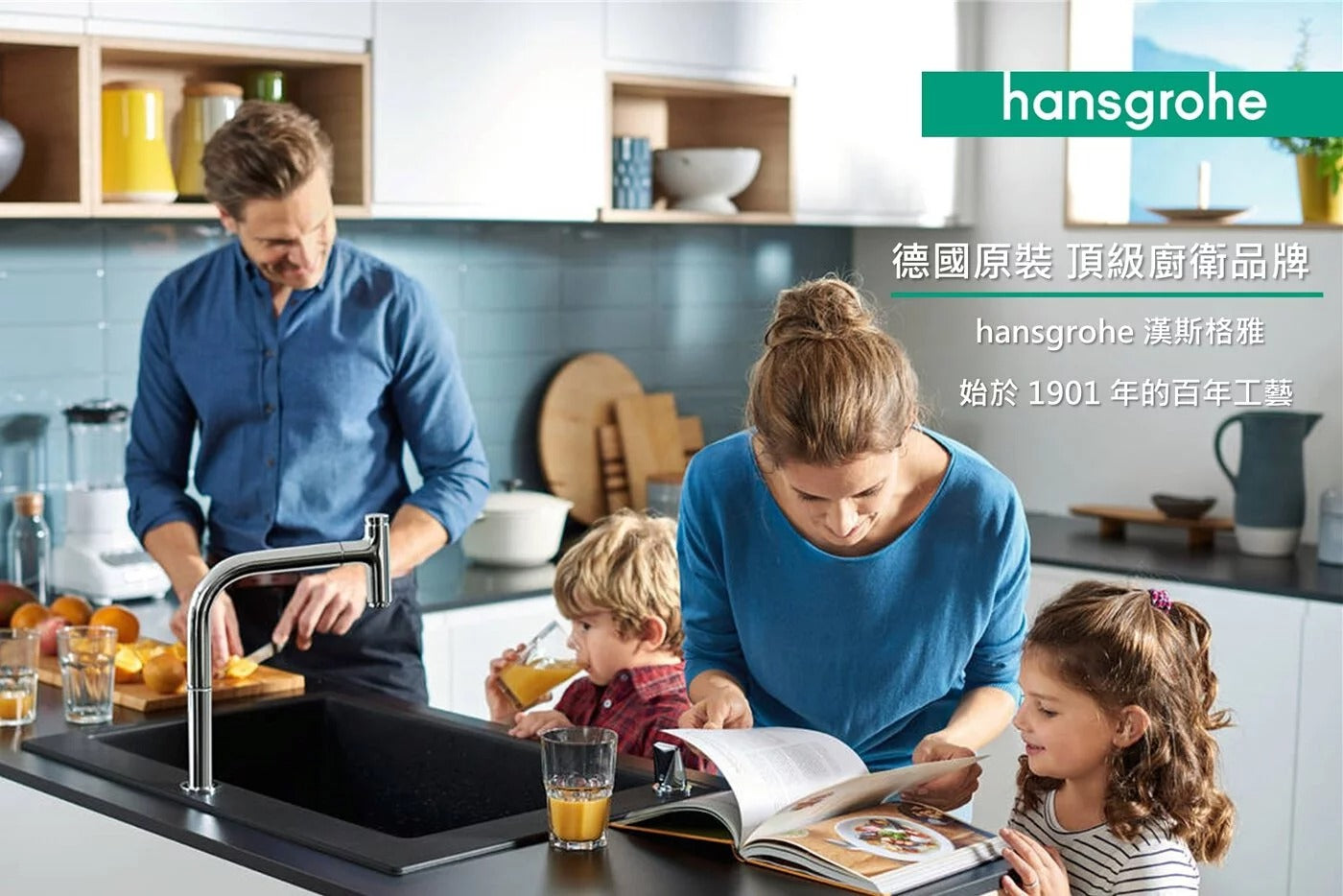 (限量)hansgrohe-廚房龍頭-Focus，31806