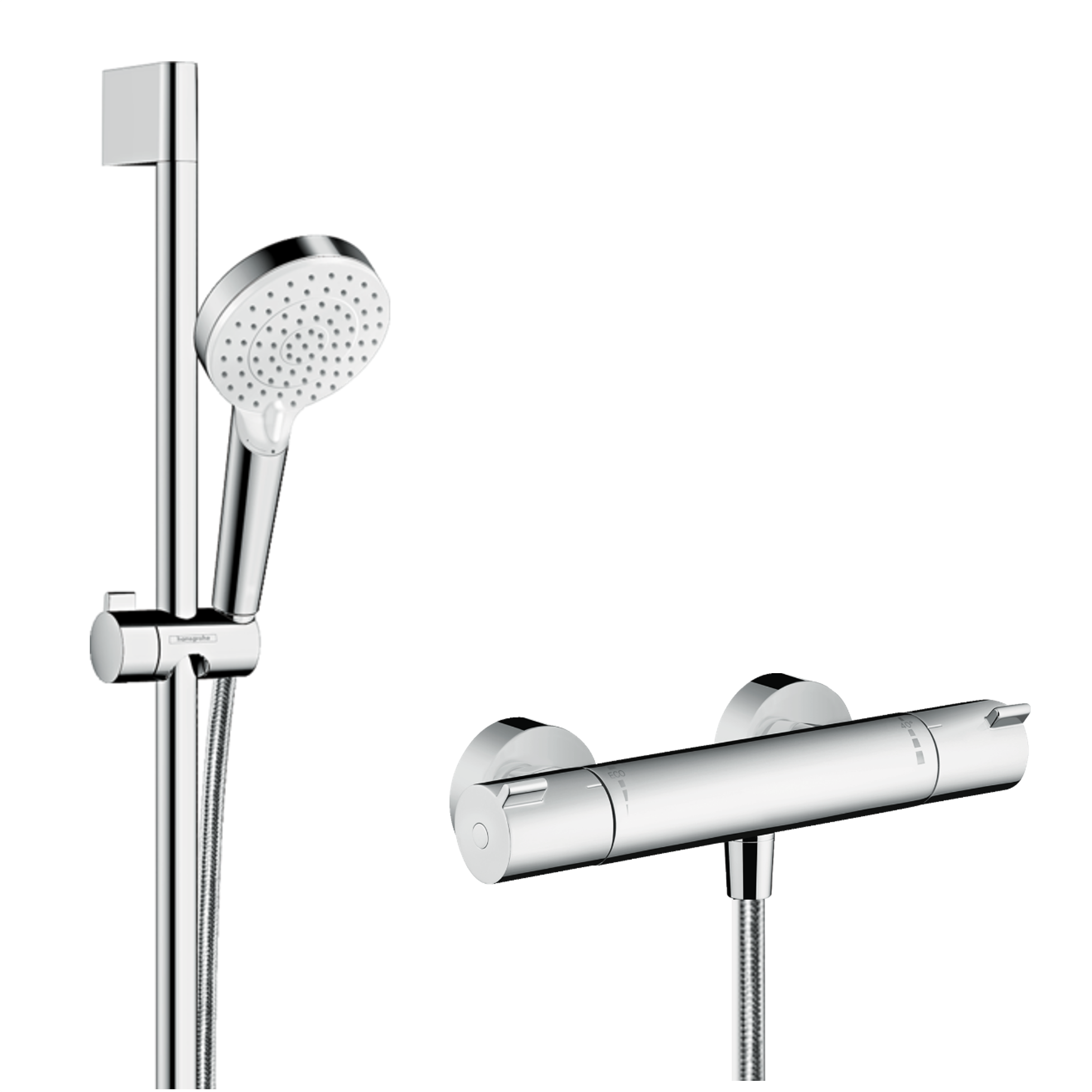 hansgrohe-淋浴定溫龍頭組    Ecostat 1001 CL，27813-40