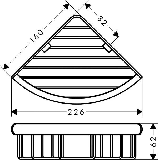 hansgrohe 置物籃 Logis，41710