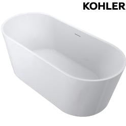 KOHLER-獨立式壓克力+FRP浴缸(白),Evok 2.0 .K-25166T-0 160X75X61Cm的