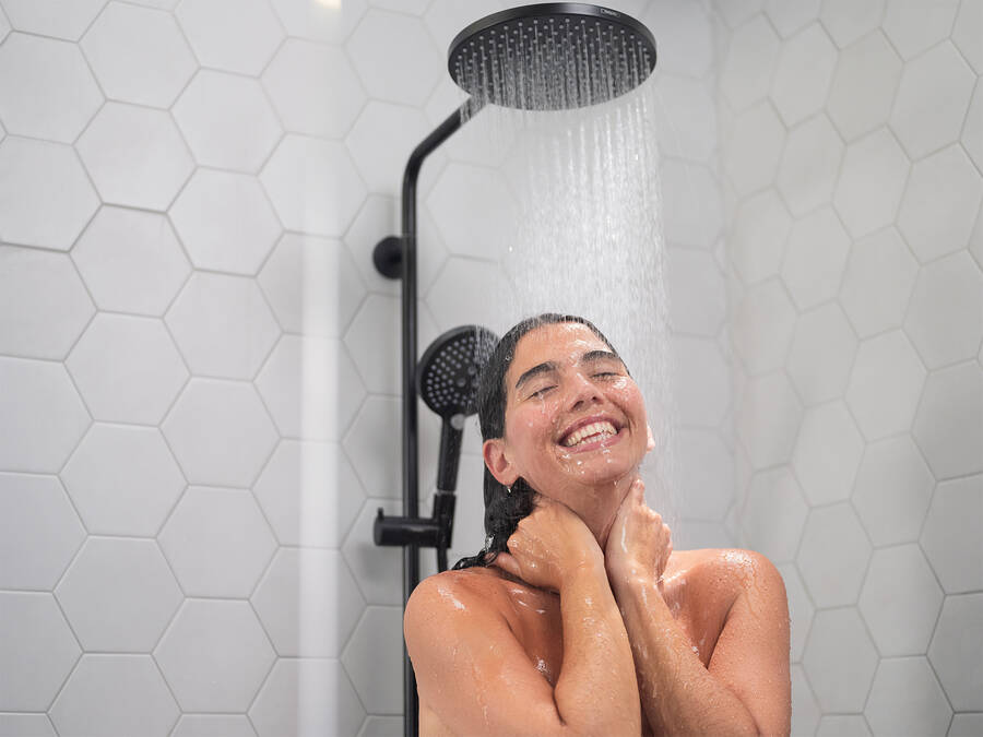 hansgrohe 頂級定溫黑色淋浴柱-Raindance Select S，27633-67